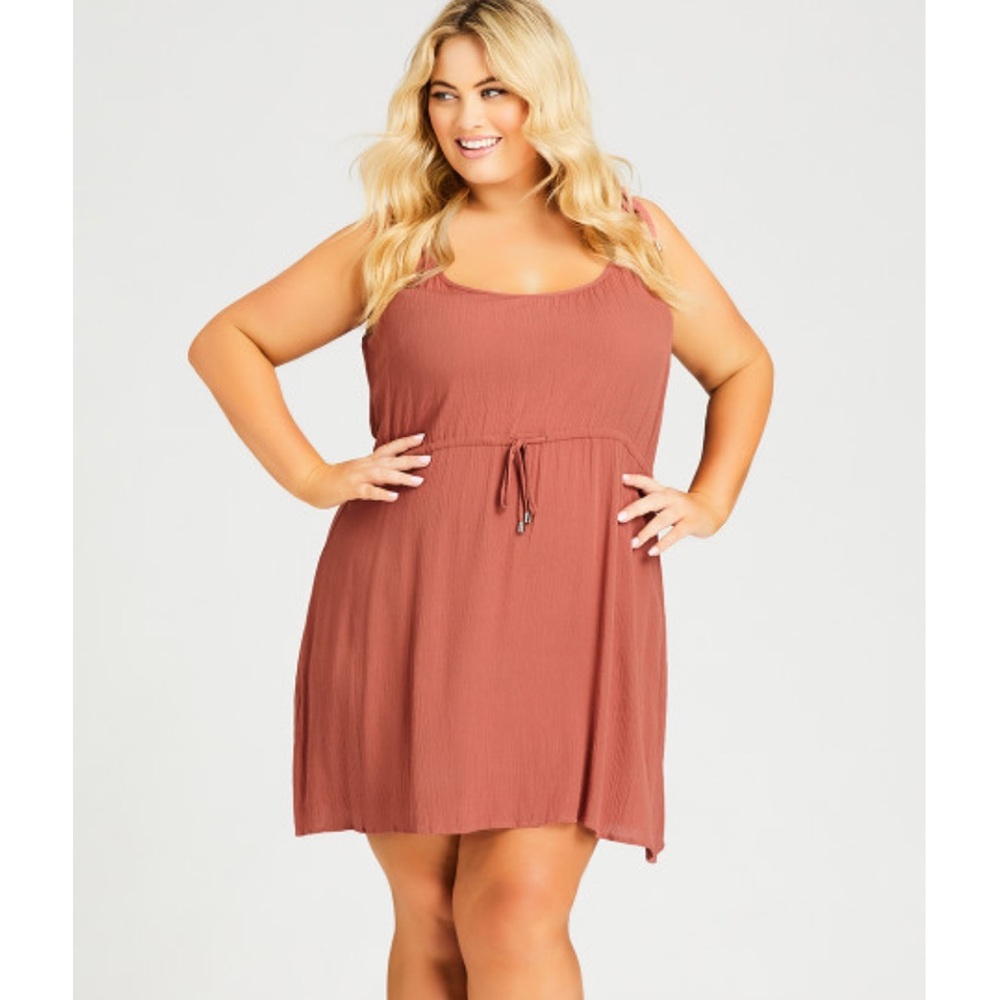 NWT Sweetly Tied Dress - copper